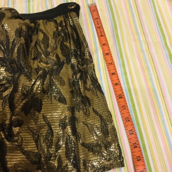 Beautiful Gold and Black Skirt Set - Picture 11 of 14